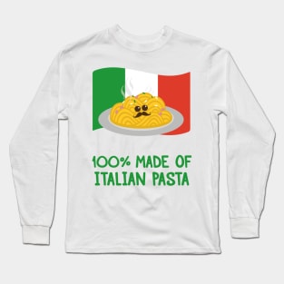 Italian Carbonara Pasta | Italy Flag | Gift Ideas Long Sleeve T-Shirt